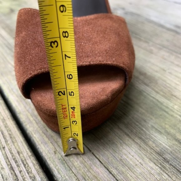 Never Worn! 🎉HP🎉Stuart Weitzman Hijinx Suede Platform Sandal - Picture 10 of 16